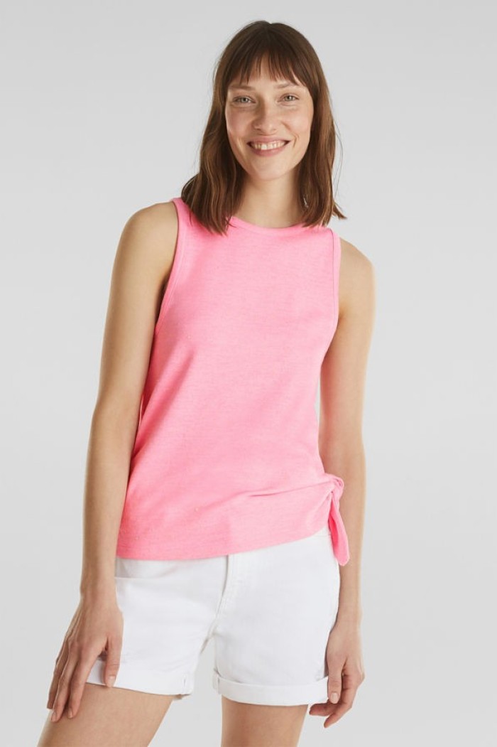 Pink Summer Top -Top de jersei amb motes