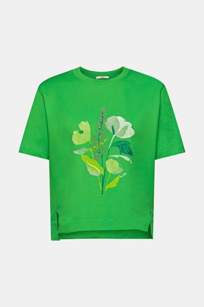 Camiseta Flowers - green