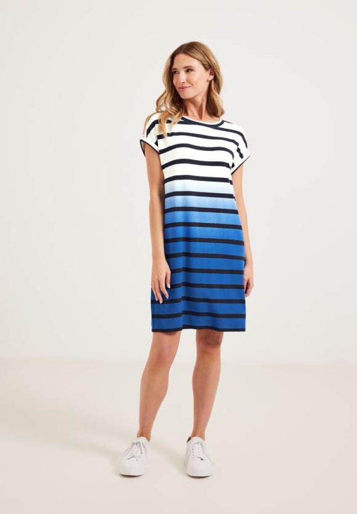 Striped Dip Dye Dress 