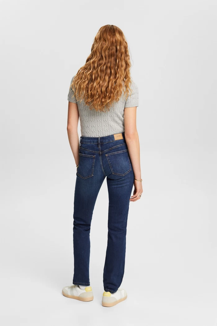 Mid Straight Jeans