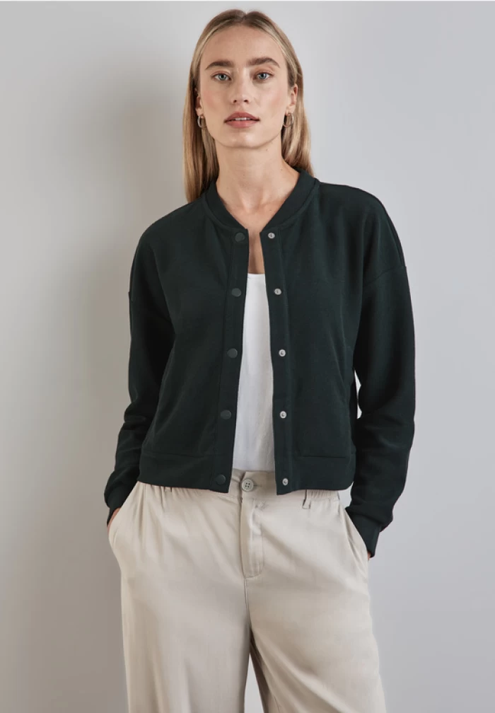 Bomber verde -short jacket