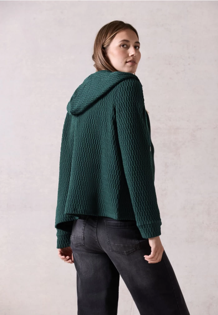 Structured Sweatjacket- green