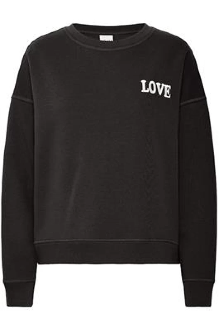 Sudadera oversize black heart  IHMERELLA