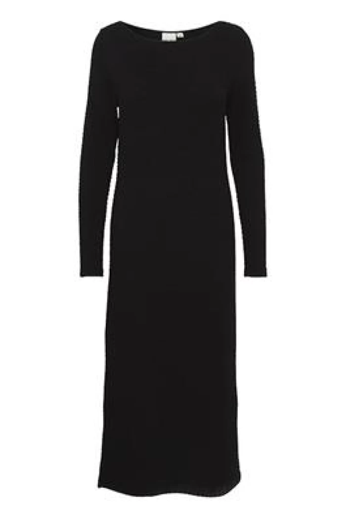 Vestido negro midi IHMARGITA 