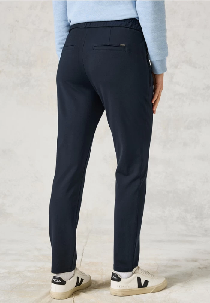 Pantalone jogger Style Tracey with zipper detail - azul marino