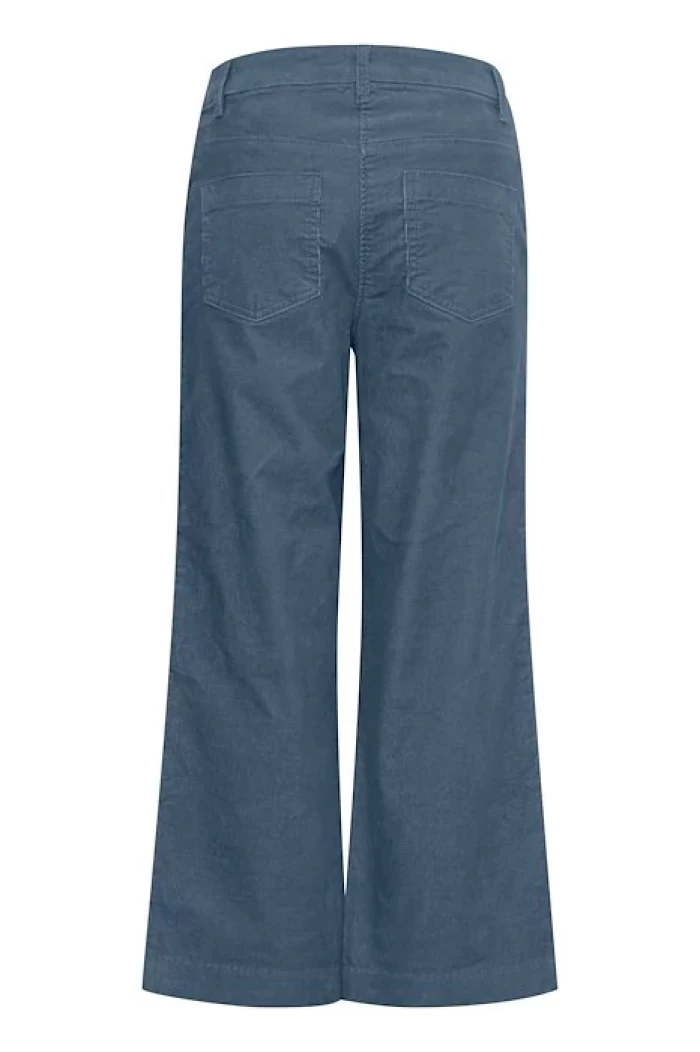 Pantalones de pana azul - Ichi Ihcordano Trousers