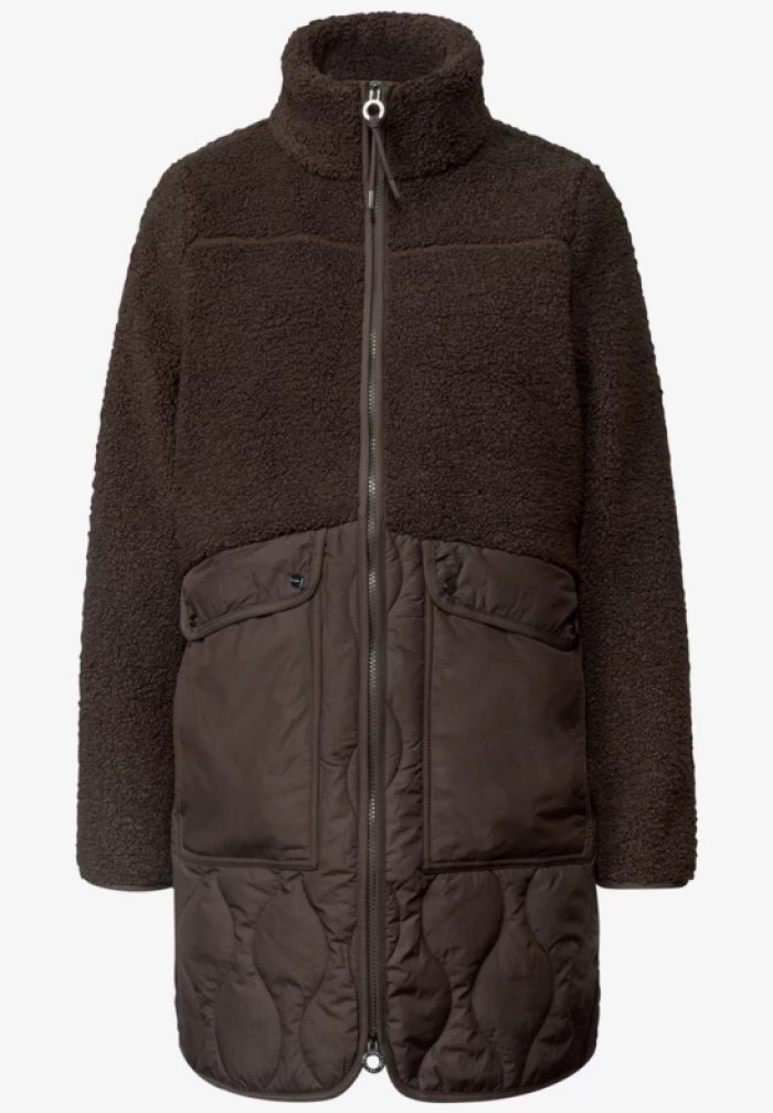 Chaqueta de borreguito Marrón chocolate STREETONE