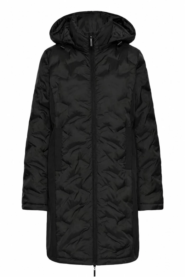 Abrigo acolchado termico ultra ligero negro FRANSA
