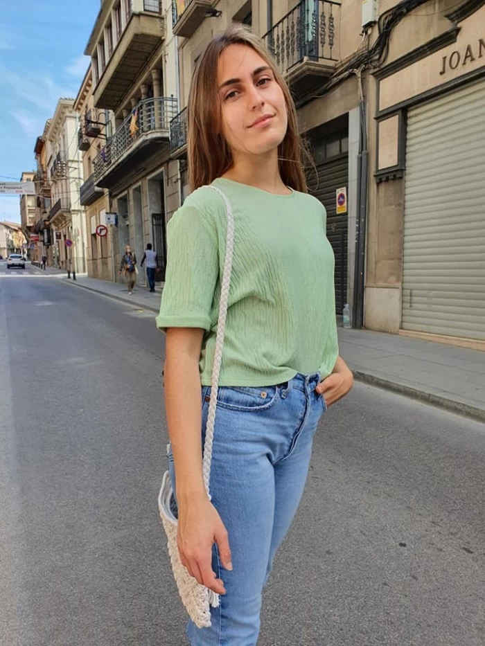 Camiseta Green -Crop