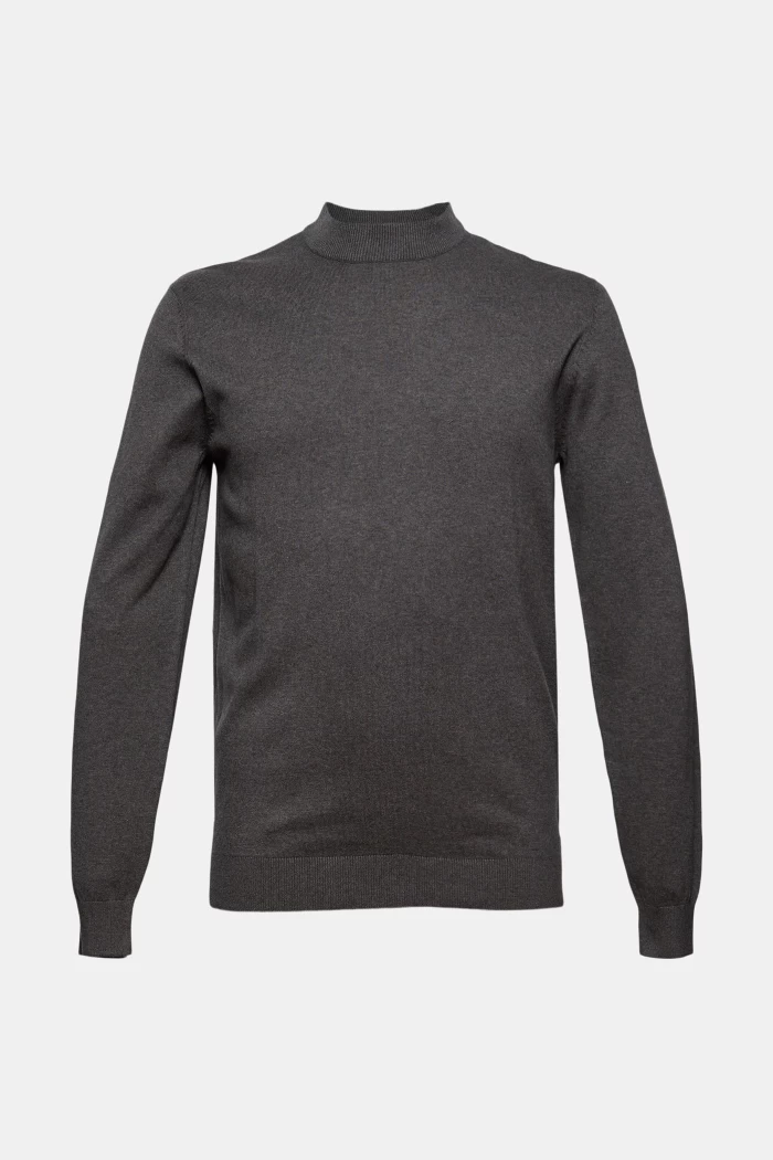 Jersey basico gris-Jumper made of 100% organic cotton
