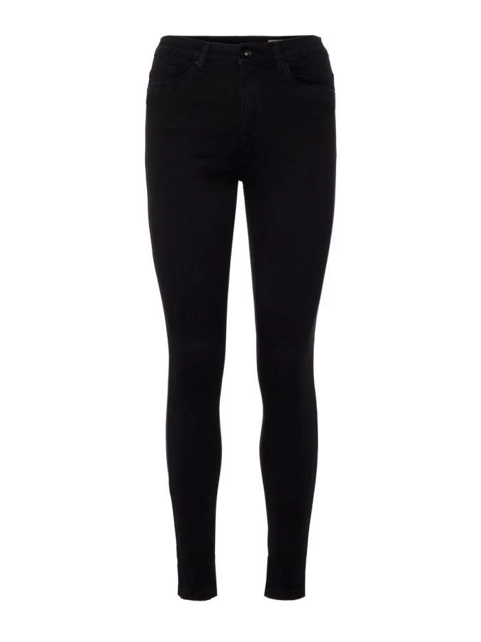 Pantalones engomados.VMSOPHIA HR SKINNY COATED PANTS