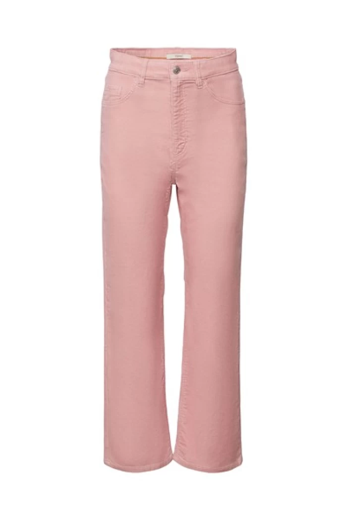 Pantalon de pana fina- Iconic straight Pink
