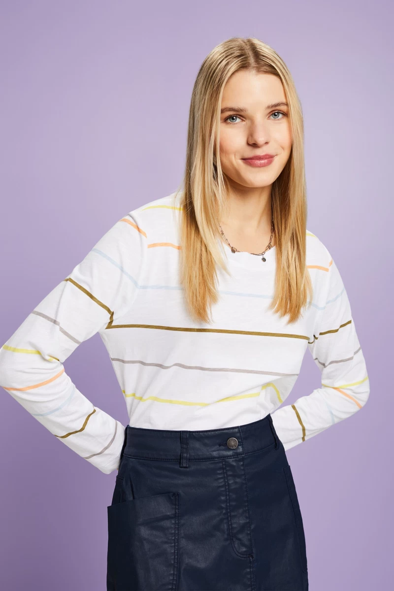 Multy coloured Striped Long Sleeve Top