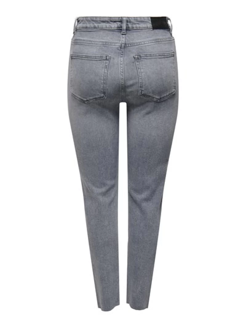 Jeans highwaist- JDYLULLU STRAIGHT- grey
